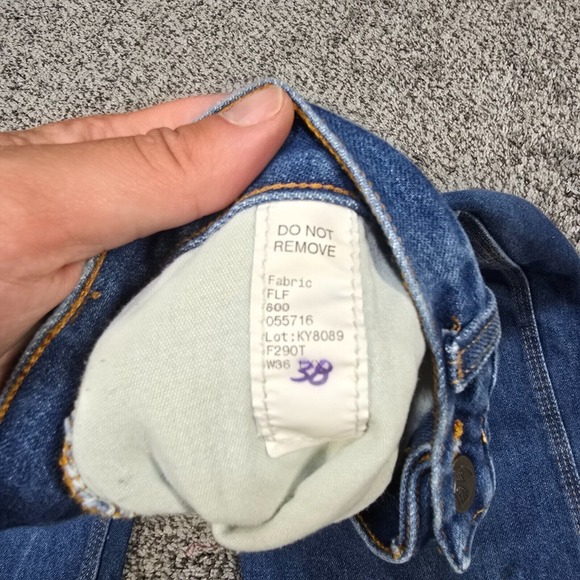 Tyndale FR Jeans Mens 36 Blue Denim‎ Flame Resistant Grunge Workwear 34x36 - Picture 6 of 16